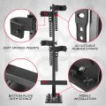 Kemimoto Utv Gun Holder Rack Mount Vertical Floor Compatible With Polaris Ranger Rzr General Can Am Defender Kawasaki Golf Cart