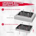 Kemimoto Utv Gun Holder Rack Mount Vertical Floor Compatible With Polaris Ranger Rzr General Can Am Defender Kawasaki Golf Cart