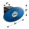 South Park Cartman Respect My Authority Oval Tow Trailer Hitch Cover Plug Insert
