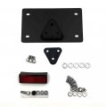 Httmt- Motorcycle Black Layback License Plate Mounting Kit 7 25 X4 Compatible With H-d Low Rider Fxdl