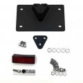Httmt- Motorcycle Black Layback License Plate Mounting Kit 7 25 X4 Compatible With H-d Low Rider Fxdl