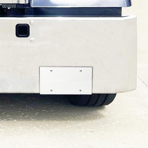 Flange Mount Stainless Steel 1 Plate License Holder