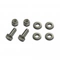 Flange Mount Stainless Steel 1 Plate License Holder