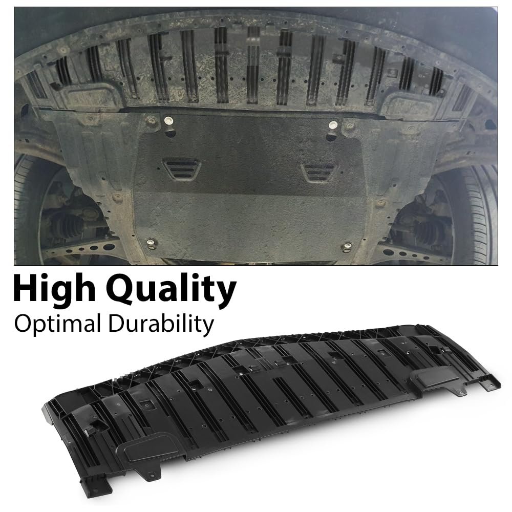 Front Bumper Under Engine Splash Cover Apron Shield For Chevy Malibu 2019 2020 2021 Black Pp Plastic Part Gm1228169 84412246