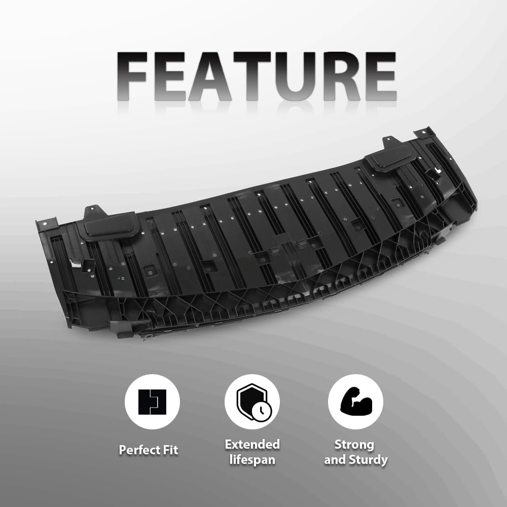 Front Bumper Under Engine Splash Cover Apron Shield For Chevy Malibu 2019 2020 2021 Black Pp Plastic Part Gm1228169 84412246