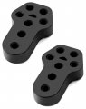 Car Exhaust Hanger Muffler Bushing Mount Bracket 2 Pack 7 Holes 1 Id Rubber Insulator Universal Black 
