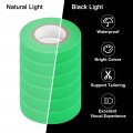 Uxcell 6rolls Neon Gaffers Cloth Tape 0 6 Inch X 32 8 Ft Glow In The Dark Fluorescent Adhesive Black Light For Party Home