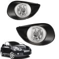 Fog Light Lamp Pair Rh Lh Replacement For Yaris 2006-2008 Hatchback Clear Lens Halogen Front Assemblies 8148252100 8148152100 