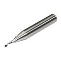 Micro 100 Sfp254 Single Flute Router Right Hand Spiral 8 Cutter Diameter Shank 1 Length 1-1 2 Overall Solid Carbide Tool 