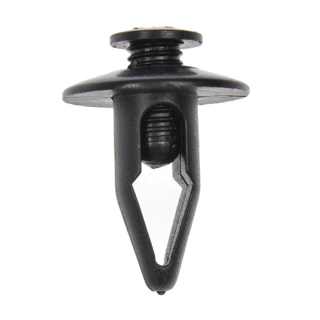 Nylon Rivets For Nissan Pickup 1995 1996 1997 Black 6 Pack 19 38mm Head 8 68mm Shaft Replacement 6384401a00 Mna0156145
