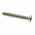 Prime-line Sheet Metal Screw Self-tapping Flat Head Phillips 14 X 2 In Grade 18-8 Stainless Steel Pack Of 20 