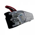 All Star Truck Parts 10x 4 X1 Clear Lens Red Led Thin Slim Line Trailer Side Marker Clearance Lights 6 Reflex Submersible