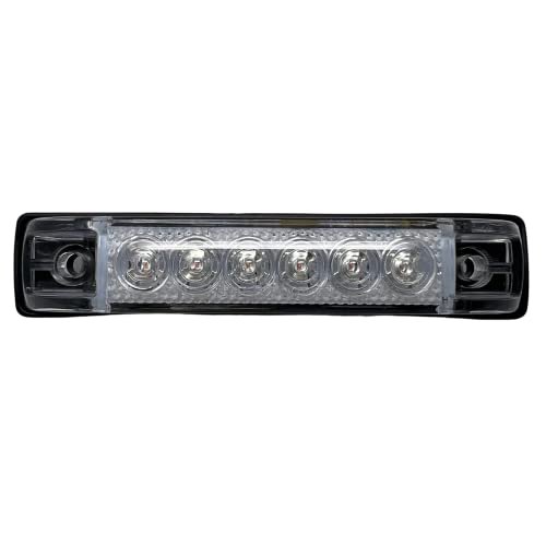 All Star Truck Parts 10x 4 X1 Clear Lens Red Led Thin Slim Line Trailer Side Marker Clearance Lights 6 Reflex Submersible