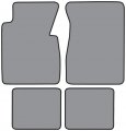 Die Cut Loop Complete Carpet Floor Mats Fits 1955-1956 Chevrolet Nomad 2 Door Wagon Red 