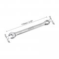 Uxcell Metric 7mm 12-point Box Open End Combination Wrench Chrome Finish Cr-v