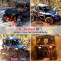 Tpe Floor Mats For Honda Talon 1000 19-23 Front Row Liners All Weather Protection Slush 1000r 1000x 1000x4 2019-2023