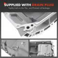 A-premium Engine Oil Pan Sump With Drain Plug Compatible Mazda 3 2010-2013 5 2012-2015 6 Cx-7 2010-2012 L4 2 5l