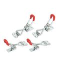 Yxq 4001 Toggle Clamp 100kg 220lb Pound Box Drawer Triangle Shaped Lever Latch Hasp Suit 4 Pcs 
