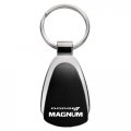 Au-tomotive Gold Teardrop Key Chain For Dodge Magnum Black