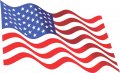 Stickertalk Waving Usa Flag Vinyl Sticker 8 Inches By 5 