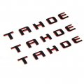 Yoaoo 3x Oem Tahoe Red Line Nameplate Emblem Badge Letter 3d Logo For Suburban Original Redline