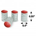 Looney Tunes Gossamer Face Tire Rim Wheel Aluminum Valve Stem Caps