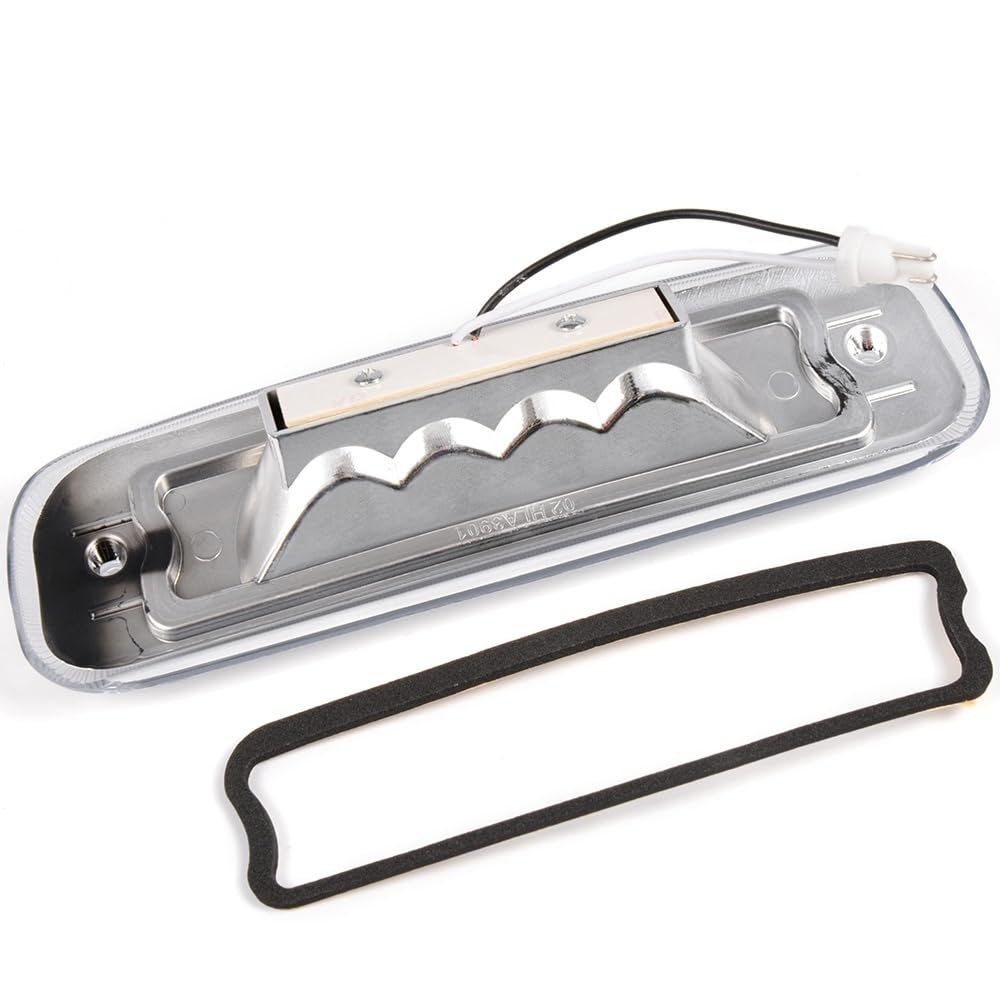 Led 3rd Rear Brake Light Cargo Lamp For Jeep Cherokee 97-01 Clear Lens Chrome Housing Roof Tail Lamps Part Number 55155614ae