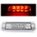 Led 3rd Rear Brake Light Cargo Lamp For Jeep Cherokee 97-01 Clear Lens Chrome Housing Roof Tail Lamps Part Number 55155614ae