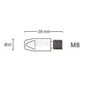 Mig Welding Contact Tip Kit 140 0313 0 039in For Binzel 36kd Gun Consumables 33pcs