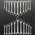 Vhi-2kr 22-piece Ratcheting Wrench Set Sae And Metric Combination 6-18mm 1 4 To 3 Cr-v Socket Mechanic Hand Tools Sets With 