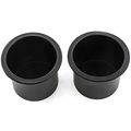 Red Hound Auto 2 Center Console Front Cup Holder Inserts 2013-2018 For Mazda Mazda3 Liner Black Replacement 