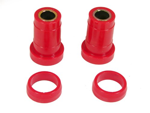 Red Rear Control Arm Bushing Kit 7-301 Stock Size Polyurethane Components For Quiet Operation And Rigidity