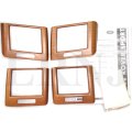 Land Rover Genuine Interior Trim Air Vent Facia Kit Cherry Wood Compatible Range Sport 2006-2009 Part Lr003872
