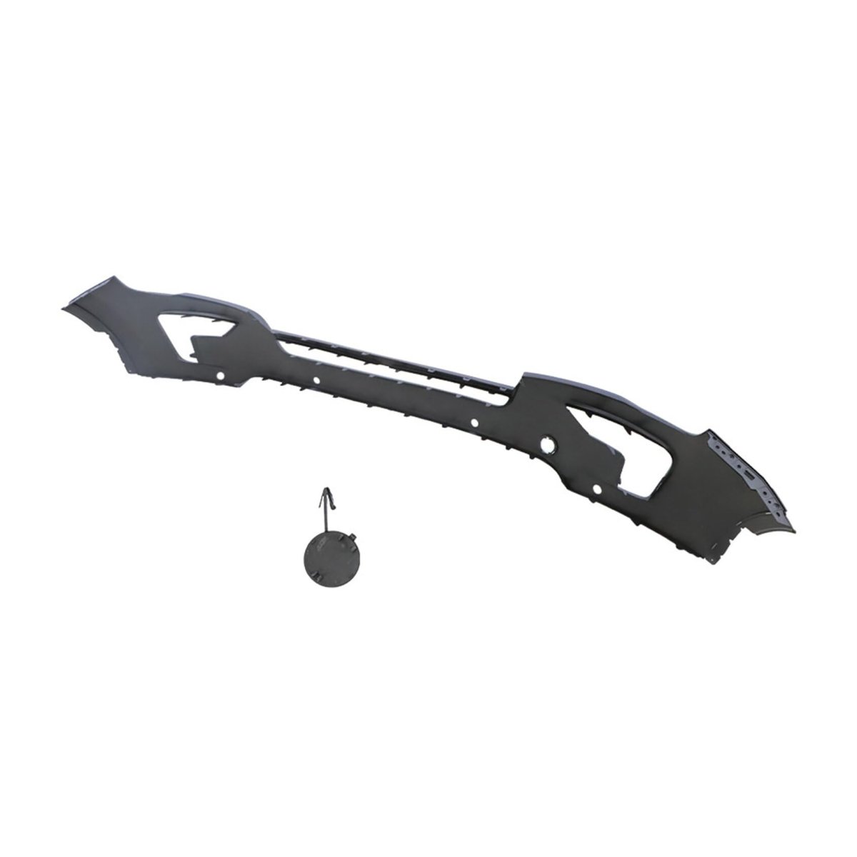 Plastic Front Bumper Cover Primed With Sensor Holes Replacement For 2018 2019 Explorer