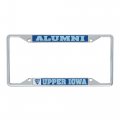 Upper Iowa University Peacocks Metal License Plate Frame For Front Or Back Of Car Officially Licensed Alumni 