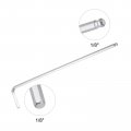 Uxcell 1 8 Ball End Hex Key Wrench L Shaped Long Arm Cr-v Repairing Tool Sae 4 Pcs
