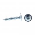 Prime-line Lath Screws Modified Truss Head Phillips Drive 8 X 1 In Zinc Plated Steel 50 Pack