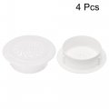 Uxcell Round Vent Cover Abs Plastic Adjustable Air White For 3 1 5 Diameter Hole 4pcs