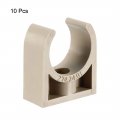 Uxcell Ppr Water Pipe Clamps Clips 3 4 25mm Tv Trays Tubing Hose Hanger Support Pex 10pcs