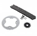 Fits Honda Trx450r 450 R O Ring Chain And Sprocket Silver 14 39 96l