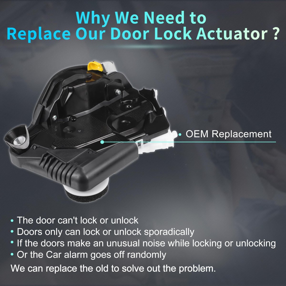 Front Left Driver Side Power Door Lock Actuator Motor For Honda Cr V 2013 Latch Assembly Replace 72150t0ah02 Black