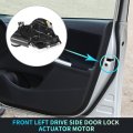 Front Left Driver Side Power Door Lock Actuator Motor For Honda Cr V 2013 Latch Assembly Replace 72150t0ah02 Black