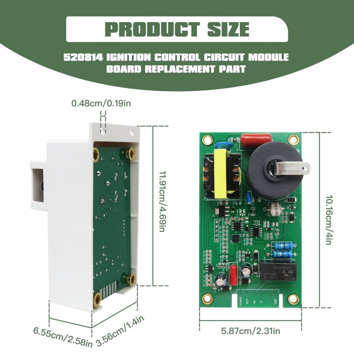 520814 Ignition Control Circuit Board Igniter Module Replacement Kit For Suburban Rv Water Heater Furnace Sw4d Sw6d Sw10d Sw12d