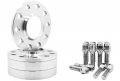 4 Pc Billet Aluminum 5x130 Mm Hub Centric Wheel Spacers 17 30 Thick 71 5 H B Chrome Conical Lug Bolts For Porsche Vehicles 