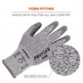 Ergodyne Proflex 7030 Cut Resistant Work Gloves Ansi A3 Pu Coated Palms For Flexible No Slip Grip Abrasion 13g 12-pairs