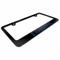 Ipick Image Made For Ford Mustang Cobra Outline In Blue Black Metal License Plate Frame