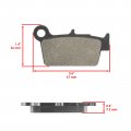 Rear Brake Pads For Kawasaki Klx450r Klx450 2008-2009 2018-2019 43082-0048 Model Kvtr-14698