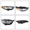 Passenger Side Halogen Projector Headlight Headlamp Assembly Drl Amber Corner Replacement For Fusion 2017-2019 Fo2503350
