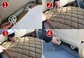 Ywewy Car Seat Cushion General Protector Cover Anti-skid Pad Mat Front Back Set 3pcs Purple