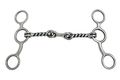Jr Cow Horse Sliding Gag Bit 5 Sweet Iron 3 Piece Dog Bone Short Shank 
